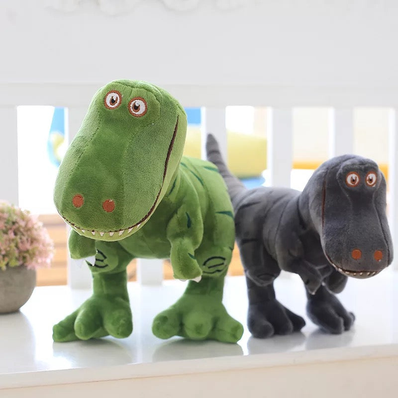 Large Plush Green Dinosaur Toy - 40cm Green